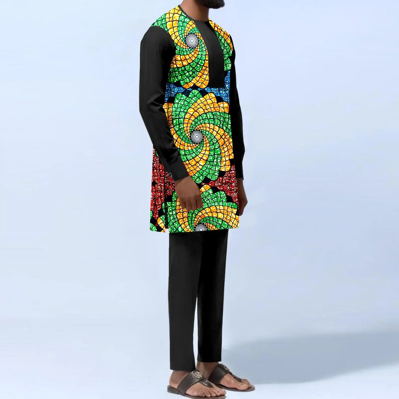 African Clothing for Men Print Outwear and Ankara Pants 2 Piece Outfits Ankara Attire Vintage Suit Casual Dress Robe A2116036
African Clothing for Men Print Outwear and Ankara Pants 2 Piece Outfits Ankara Attire Vintage Suit Casual Dress Robe A2116036