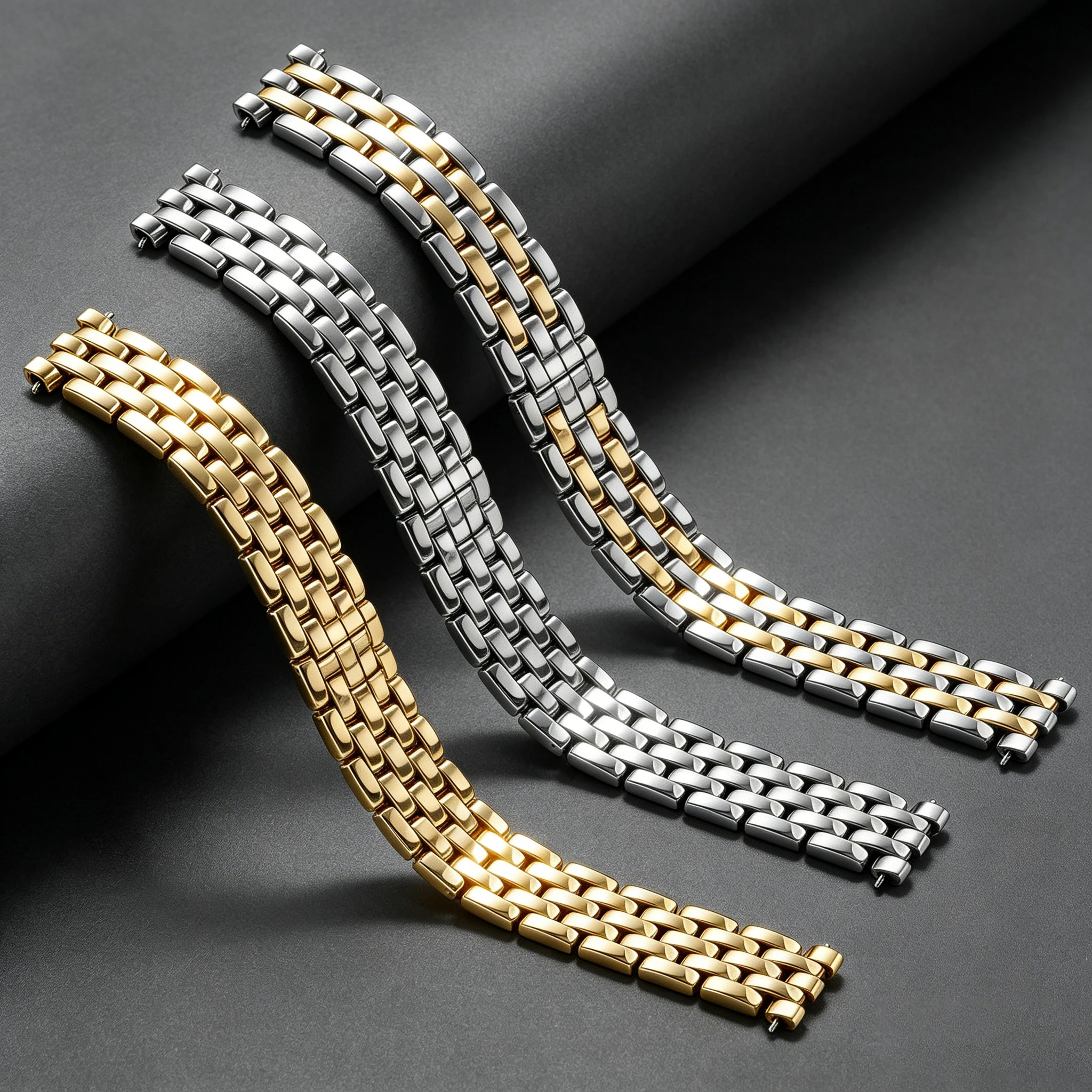 For Cartier Cheetah Watch Strap 0013 0015 0007 Series Watch Strap 12MM 15MM 18MM Stainless Steel Bracelet Strap
For Cartier Cheetah Watch Strap 0013 0015 0007 Series Watch Strap 12MM 15MM 18MM Stainless Steel Bracelet Strap
