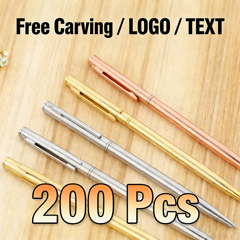 200 шт., металлическая рекламная ручка, бесплатный индивидуальный логотип, металлическая шариковая ручка с надписью, оптовая продажа, подарок для отеля, ручка, офисные принадлежности
200 шт., металлическая рекламная ручка, бесплатный индивидуальный логотип, металлическая шариковая ручка с надписью, оптовая продажа, подарок для отеля, ручка, офисные принадлежности