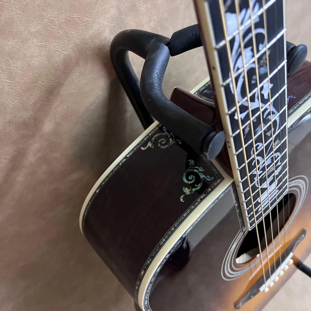 Sunset Color D45 Acoustic Guitar with Luxury Small Vase Design
Sunset Color D45 Acoustic Guitar with Luxury Small Vase Design