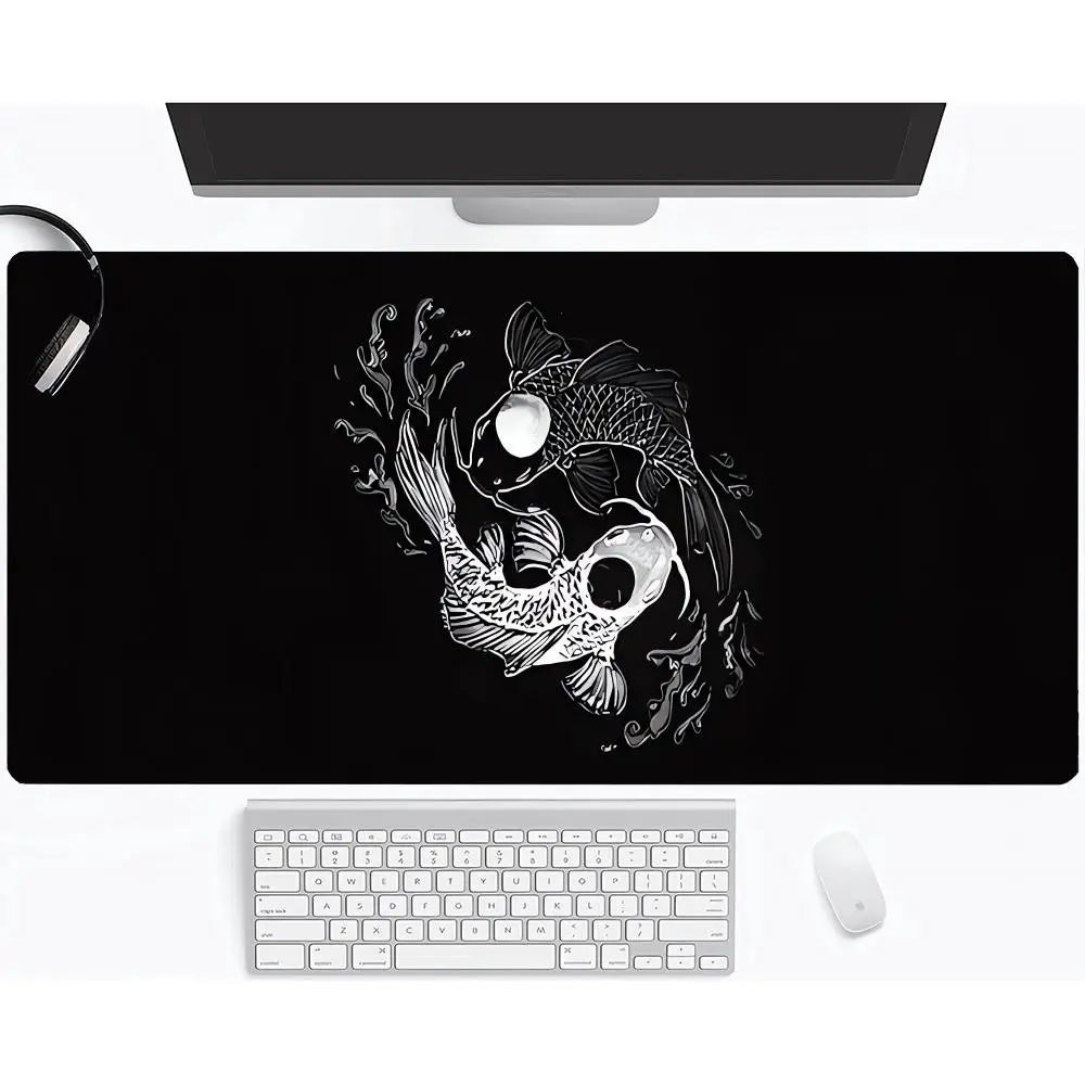 Коврик для мыши с дизайном черной рыбки Инь-Ян, большой, для компьютера, офиса, игр, противоскользящий, HD, для клавиатуры и мыши, длинный настольный коврик
Коврик для мыши с дизайном черной рыбки Инь-Ян, большой, для компьютера, офиса, игр, противоскользящий, HD, для клавиатуры и мыши, длинный настольный коврик