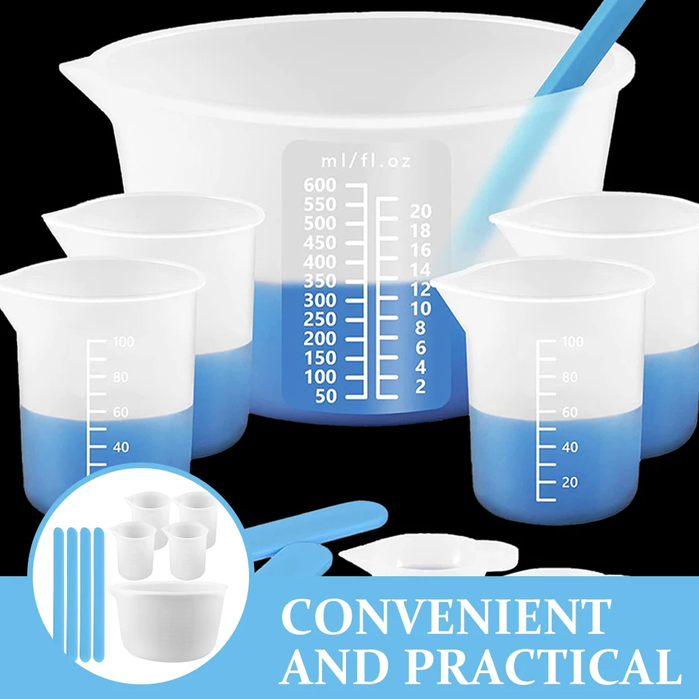 1 set Measuring Cups Silicone Stir Sticks DIY Mixing Tools 100ml 600ml Blue Resin Craft Supplies Jewelry Making Accessories
1 set Measuring Cups Silicone Stir Sticks DIY Mixing Tools 100ml 600ml Blue Resin Craft Supplies Jewelry Making Accessories