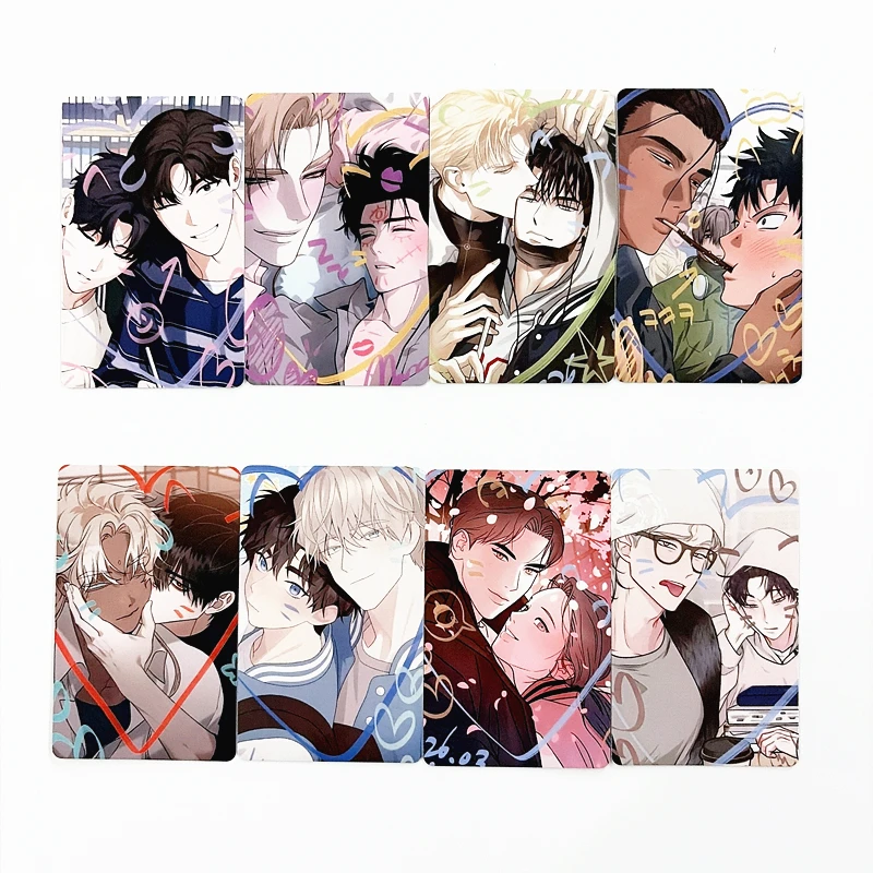 8Pcs/Set Korean BL Manhwa Mixed Characters LOMO Cards Flash Light Manga Photo Cards Fans Collection Gift
8Pcs/Set Korean BL Manhwa Mixed Characters LOMO Cards Flash Light Manga Photo Cards Fans Collection Gift