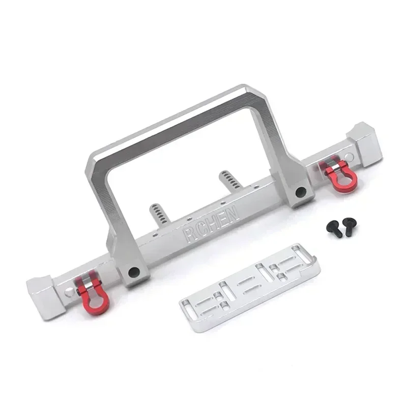 Модель MN 1/10 MN999 Wrangler TRX4 SCX10 90046 90047, металлические детали для радиоуправляемого автомобиля, обновление переднего бампера, можно установить лебедка
Модель MN 1/10 MN999 Wrangler TRX4 SCX10 90046 90047, металлические детали для радиоуправляемого автомобиля, обновление переднего бампера, можно установить лебедка