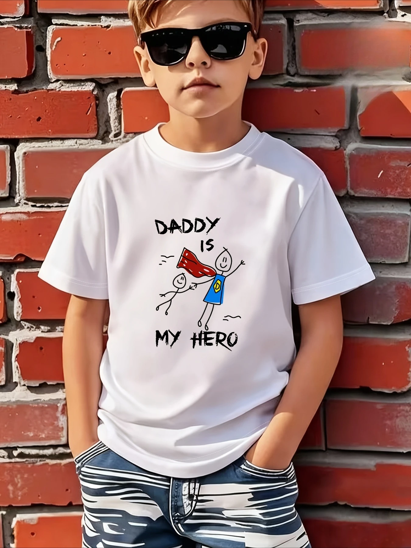 Summer Boys Girls DADDY IS MY HERO Graphic T Shirt Kids Baby Youth Men Women Tee Humor Novelty Hip Hop Y2K Harajuku Streetwear
Summer Boys Girls DADDY IS MY HERO Graphic T Shirt Kids Baby Youth Men Women Tee Humor Novelty Hip Hop Y2K Harajuku Streetwear
