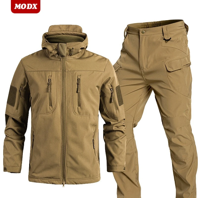 Winter Tactical Camouflage Set Multi Pocket Abrasion-resistant Ripstop Two-piece Outdoor Men Training Cycling Hiking Clothes
Winter Tactical Camouflage Set Multi Pocket Abrasion-resistant Ripstop Two-piece Outdoor Men Training Cycling Hiking Clothes