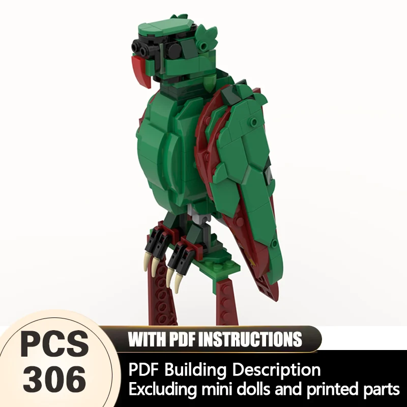 Creators Animal Series Model MOC Building Bricks Cute Parrot Modular Technology Gifts Holiday Assemble Children Toys Suit
Creators Animal Series Model MOC Building Bricks Cute Parrot Modular Technology Gifts Holiday Assemble Children Toys Suit