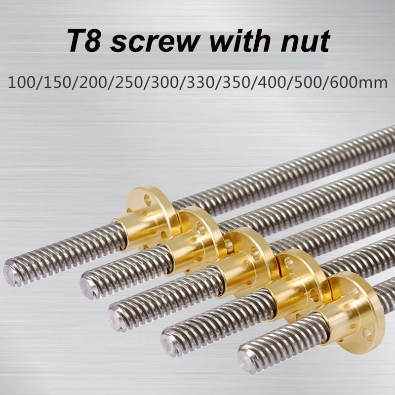 T8 Trapezoidal Screw Spring Loaded Nut Brass Elimination Gap Nut Used To Upgrade Ender 3 CR-10 T8 Lead Screw DIY CNC 3D Printer
T8 Trapezoidal Screw Spring Loaded Nut Brass Elimination Gap Nut Used To Upgrade Ender 3 CR-10 T8 Lead Screw DIY CNC 3D Printer