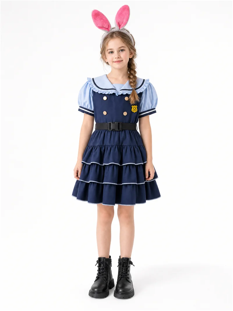 Halloween Cos Police Rabbit Judy Costume Children's Crazy Animal City Kindergarten Stage Performance Outfit Polyester Material
Halloween Cos Police Rabbit Judy Costume Children's Crazy Animal City Kindergarten Stage Performance Outfit Polyester Material