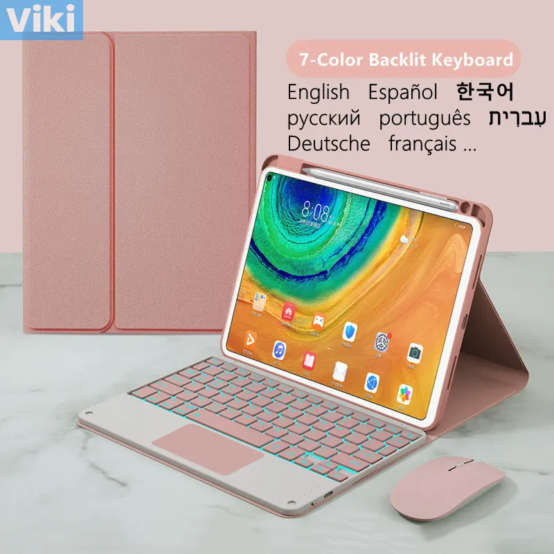 Teclado Keyboard Case For Huawei Honor Pad X8 Lite X8 Cover with Pencil Holder Russian Spanish Hebrew Portuguese Keyboard
Teclado Keyboard Case For Huawei Honor Pad X8 Lite X8 Cover with Pencil Holder Russian Spanish Hebrew Portuguese Keyboard