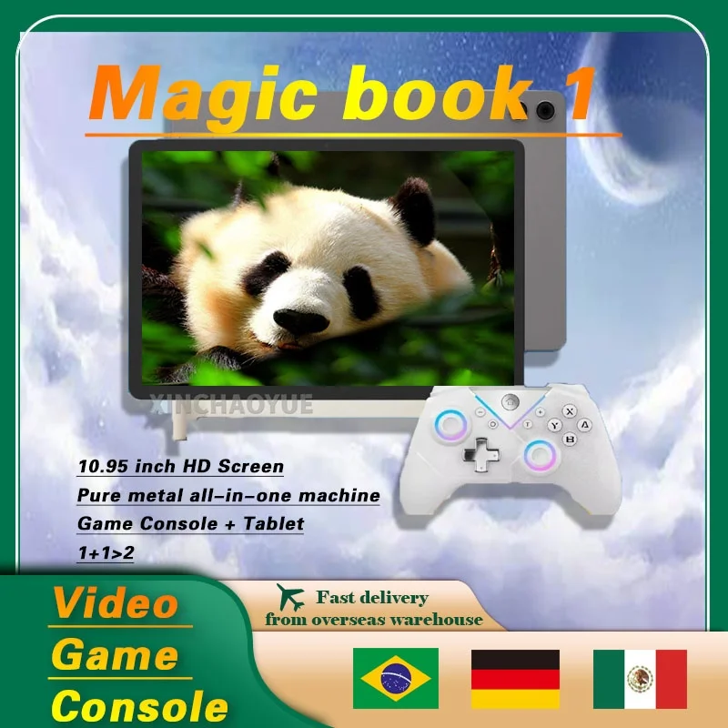 NEW Original Tablet Magic Book Pad Retro Handheld Game Video Player Console Bluetooth 12G+256G 10 Inch HD Android12 PSP PS2 Game
NEW Original Tablet Magic Book Pad Retro Handheld Game Video Player Console Bluetooth 12G+256G 10 Inch HD Android12 PSP PS2 Game