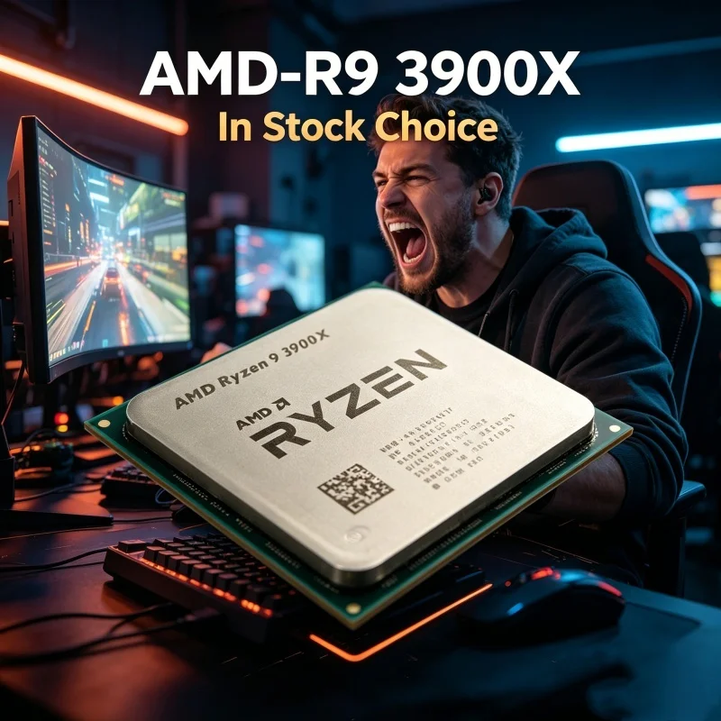 AMD Ryzen 9 3900X Flagship Zen2 Gaming CPU, 7nm 12C24T, 4.6GHz Max Boost, 64MB L3 Cache, AM4 DDR4 105W
AMD Ryzen 9 3900X Flagship Zen2 Gaming CPU, 7nm 12C24T, 4.6GHz Max Boost, 64MB L3 Cache, AM4 DDR4 105W