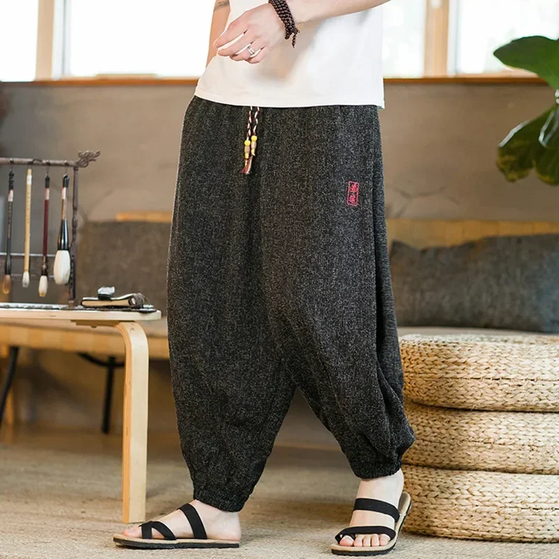 Chinese Harajuku Style Jogging Pants Mens Casual Embroidered Loose Harlem Trousers Vintage Sweatpants 5XL
Chinese Harajuku Style Jogging Pants Mens Casual Embroidered Loose Harlem Trousers Vintage Sweatpants 5XL