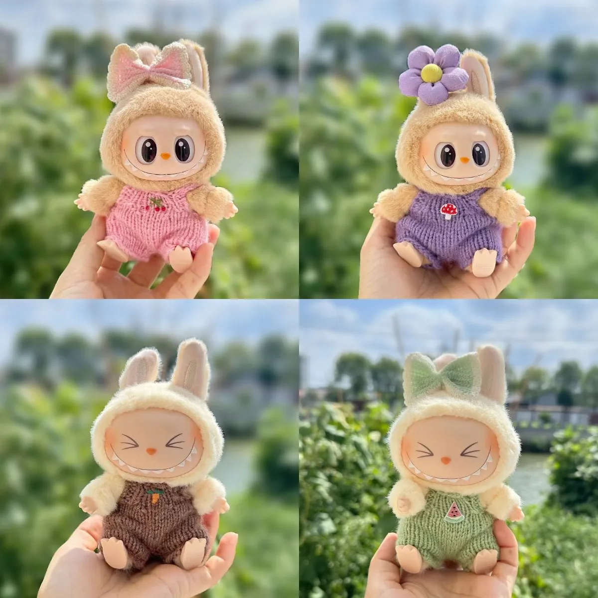 Cute Handmade Mini Plush Doll'S Bib Pants 17cm Labubu I II Idol Dolls Accessories For Korea Kpop Exo Sitting Party Clothing
Cute Handmade Mini Plush Doll'S Bib Pants 17cm Labubu I II Idol Dolls Accessories For Korea Kpop Exo Sitting Party Clothing