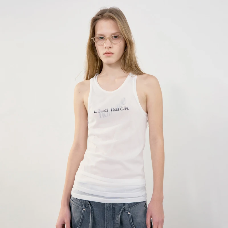 Женская модная майка Slim Fit с низким вырезом и принтом, легкая, полупрозрачная, без бретелек, с буквенным принтом, лето 2025
Женская модная майка Slim Fit с низким вырезом и принтом, легкая, полупрозрачная, без бретелек, с буквенным принтом, лето 2025