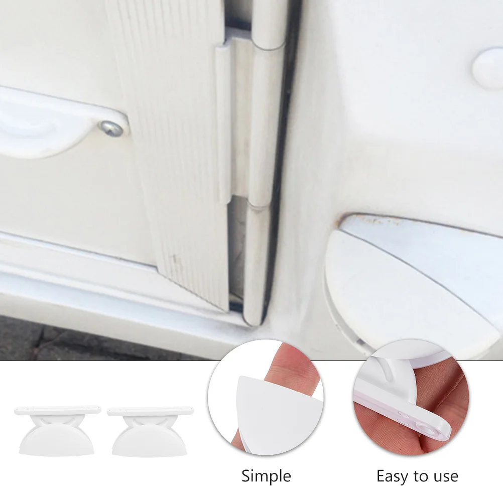 2Pcs Durable Plastic Door Stopper Motorhome Car Door Catch Holder Rv Modification Accessories Rv Modification Accessories
2Pcs Durable Plastic Door Stopper Motorhome Car Door Catch Holder Rv Modification Accessories Rv Modification Accessories