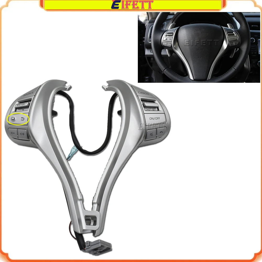 25550-3TA3A Steering Wheel Audio Phone Control Switch For Altima 2013-2018 Tiida 2016-TERRA 2018-20202020 NAVARA 2017-2021
25550-3TA3A Steering Wheel Audio Phone Control Switch For Altima 2013-2018 Tiida 2016-TERRA 2018-20202020 NAVARA 2017-2021