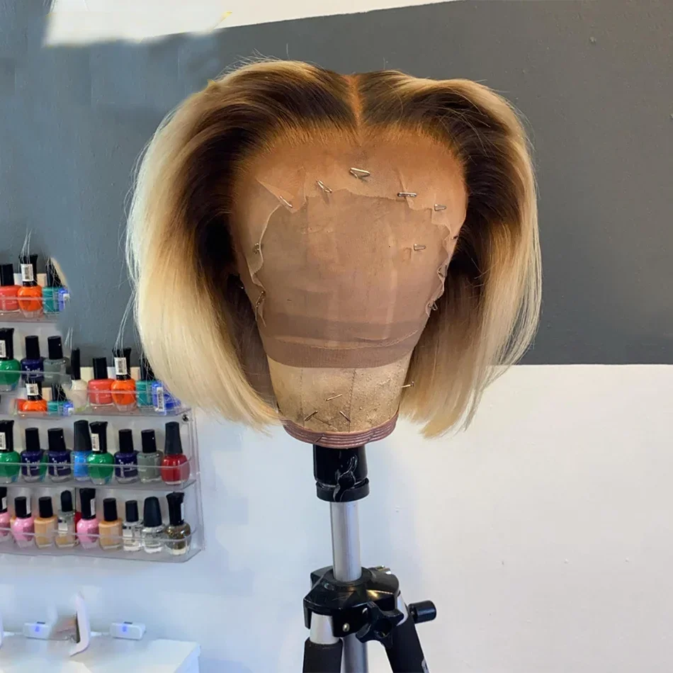 Ombre Blonde Short Wig Straight Lace Front Wig for Women 13x4 HD Bob Synthetic And Blend Lace Wigs Heat Resistant Fiber Cosplay
Ombre Blonde Short Wig Straight Lace Front Wig for Women 13x4 HD Bob Synthetic And Blend Lace Wigs Heat Resistant Fiber Cosplay