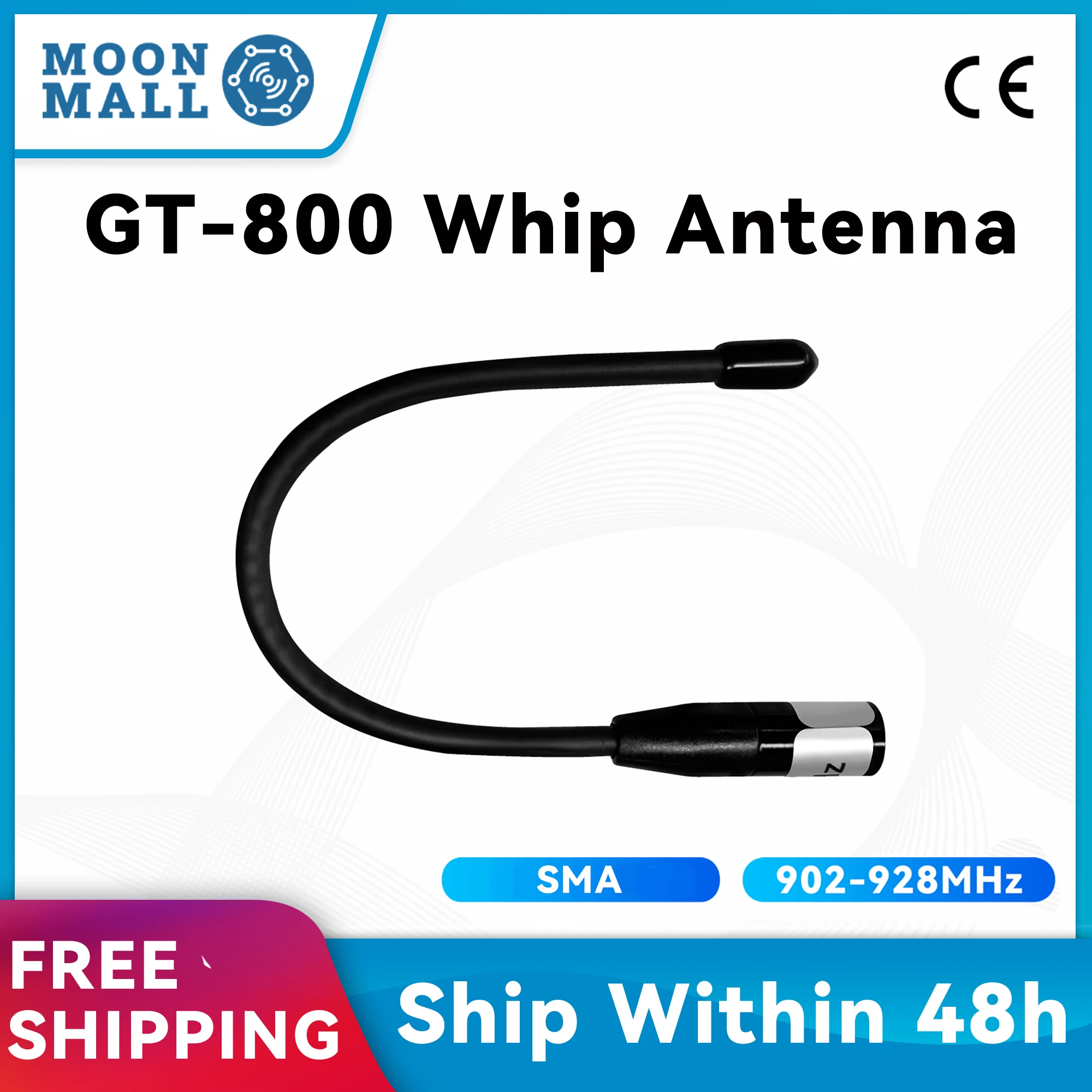  Heltec LoRa Gateway Antenna 915 MHz Soft Whip Antenna SMA Male Head Wireless Module Transmission Data High Gain 10dBi 17cm
Heltec LoRa Gateway Antenna 915 MHz Soft Whip Antenna SMA Male Head Wireless Module Transmission Data High Gain 10dBi 17cm
