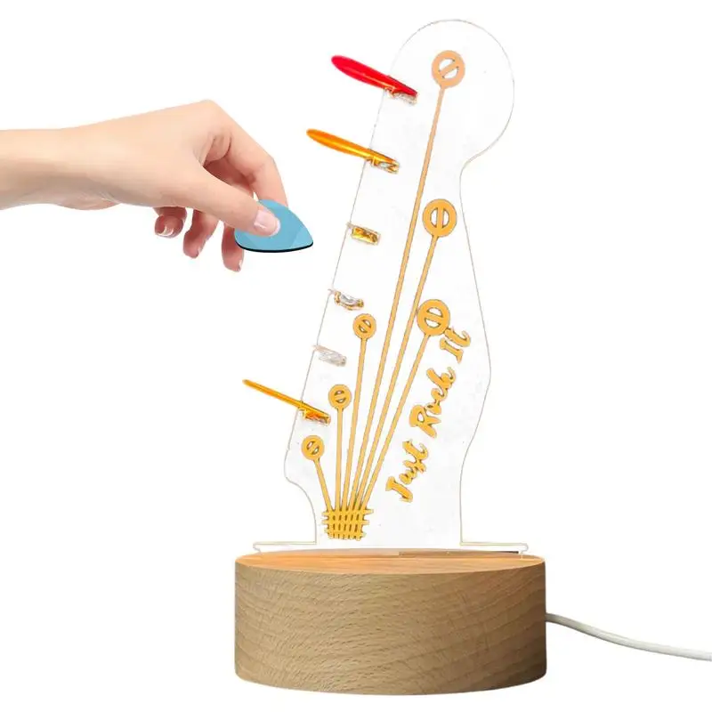 Guitar Pick Display Acrylic Electric Guitar Headstock Shaped Pick Holder Bass Pick Display Holder With Wooden Base Picks Storage
Guitar Pick Display Acrylic Electric Guitar Headstock Shaped Pick Holder Bass Pick Display Holder With Wooden Base Picks Storage