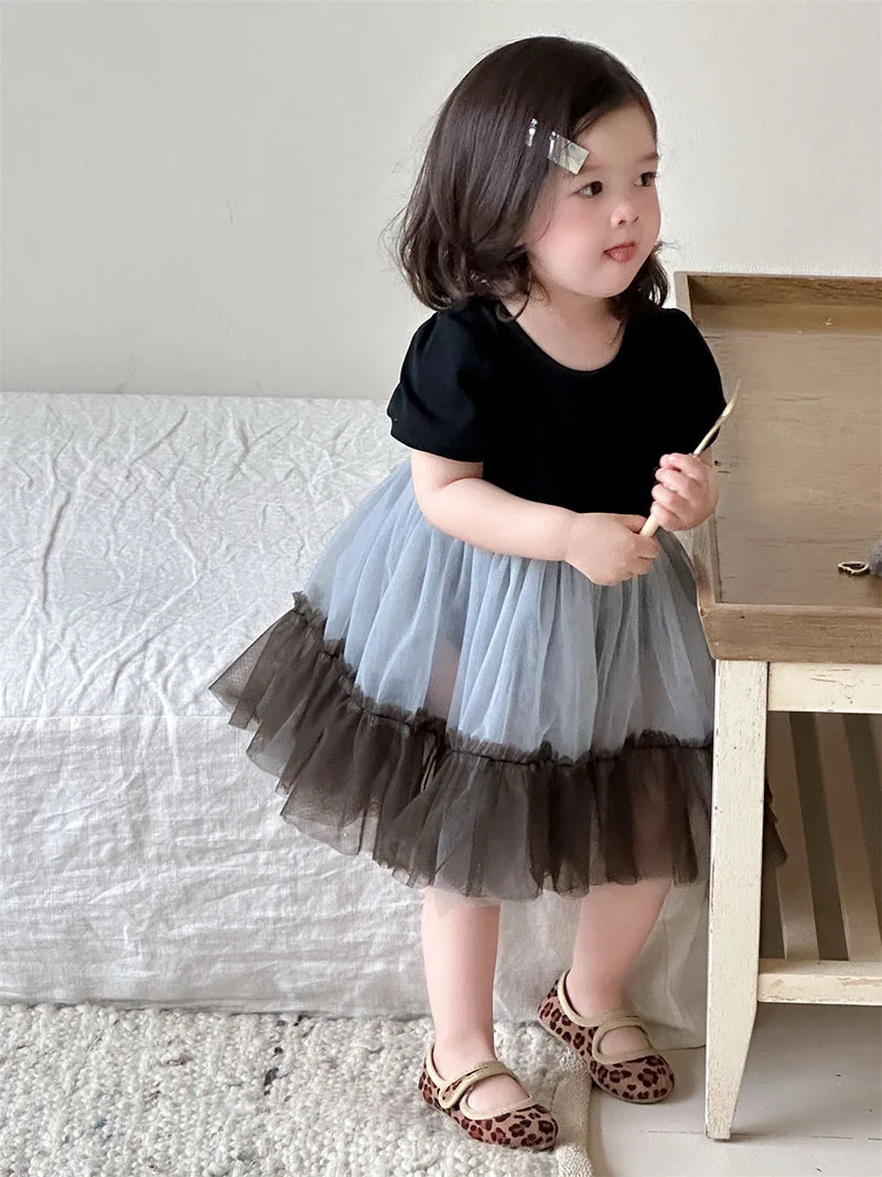 MILANCEL New Summer Girls Mesh Dress 0-3T Baby Cute Thin Patchwork Dress Toddler Loose Korean Version Bodysuit
MILANCEL New Summer Girls Mesh Dress 0-3T Baby Cute Thin Patchwork Dress Toddler Loose Korean Version Bodysuit
