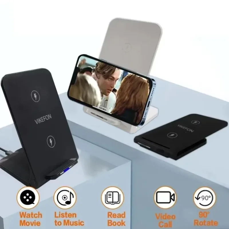 30W Foldable Dual Coil Wireless Charger Stand Pad For iPhone 17 16 15 Samsung Xiaomi Qi Fast Charging Dock Station Phone Holder
30W Foldable Dual Coil Wireless Charger Stand Pad For iPhone 17 16 15 Samsung Xiaomi Qi Fast Charging Dock Station Phone Holder