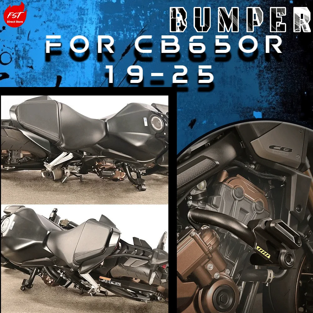 Fits 2019-2025 CB650R, E-Clutch Crash Bar, Anti-fall Ball and Racing Bumper Modification Parts
Fits 2019-2025 CB650R, E-Clutch Crash Bar, Anti-fall Ball and Racing Bumper Modification Parts