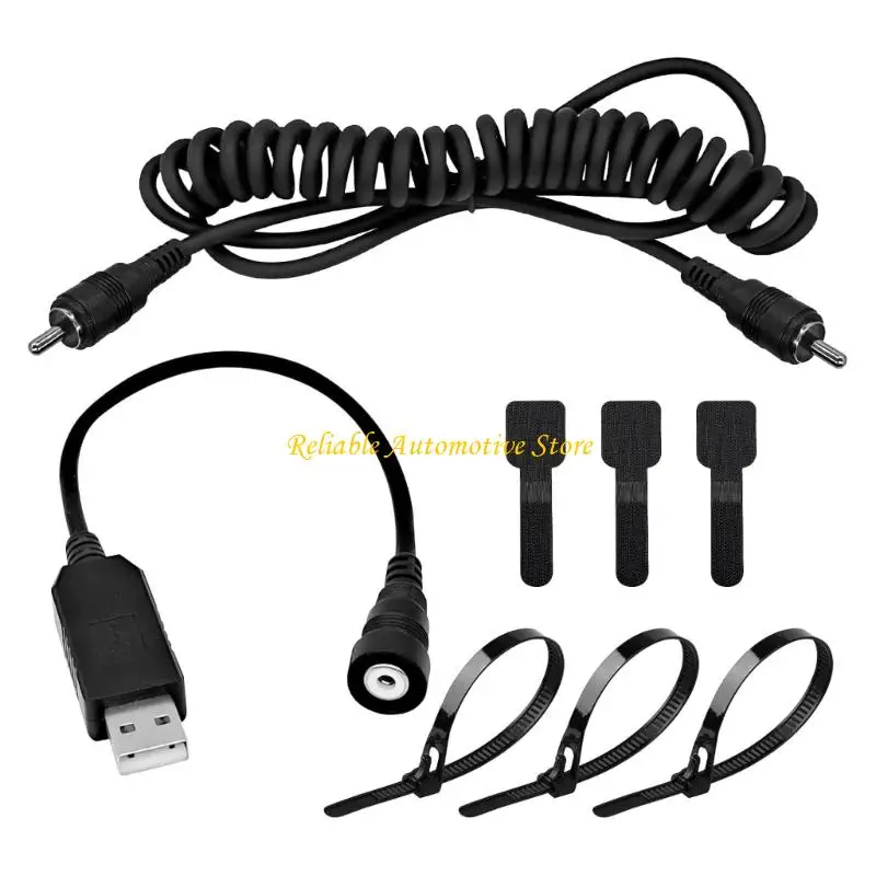 M68B Quick Heat Helmets Connector with Fast Warming Technology Universal Heated Cable for Snowmobile & Motorcycle
M68B Quick Heat Helmets Connector with Fast Warming Technology Universal Heated Cable for Snowmobile & Motorcycle