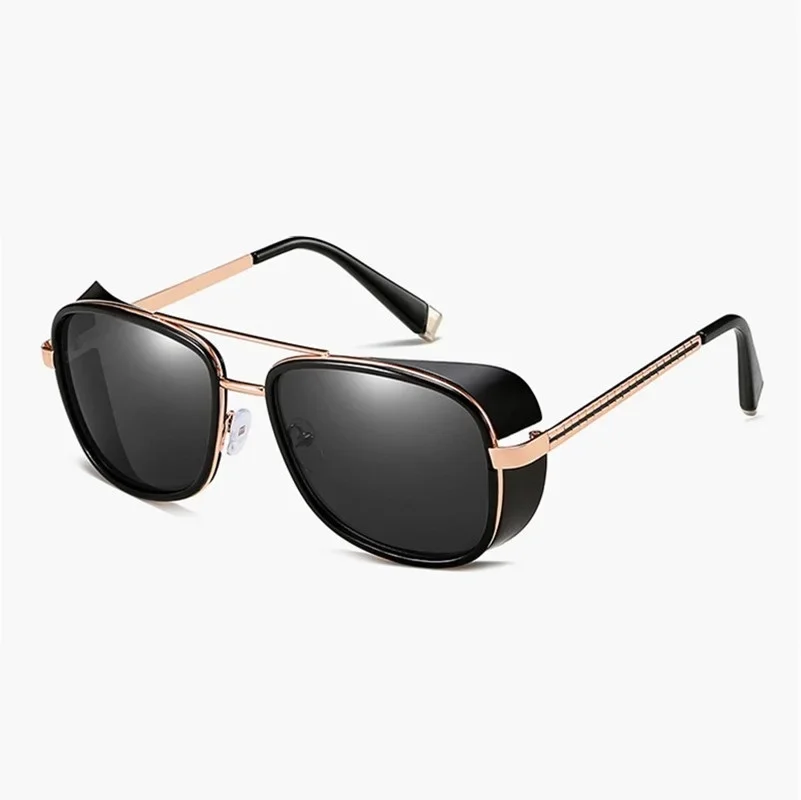 Steampunk Sunglasses Men 2024 Mirrored Designer Brand Women Glasses Vintage Red lens Sun glasses UV400
Steampunk Sunglasses Men 2024 Mirrored Designer Brand Women Glasses Vintage Red lens Sun glasses UV400