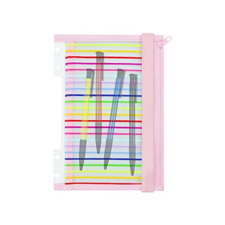 Discbound Notebook Elastic Band Pen Holder Jor Size Disc Bound Planner Cover Mesh Pencil Case Bag Zipper Pouch for Pens Cards S
Discbound Notebook Elastic Band Pen Holder Jor Size Disc Bound Planner Cover Mesh Pencil Case Bag Zipper Pouch for Pens Cards S