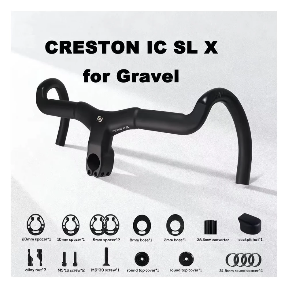 Carbon Gravel Handlebar 349g Ultra Lightweight, T800 Carbon Fiber Road Bar, 60mm Reach for Gravel & Endurance
Carbon Gravel Handlebar 349g Ultra Lightweight, T800 Carbon Fiber Road Bar, 60mm Reach for Gravel & Endurance