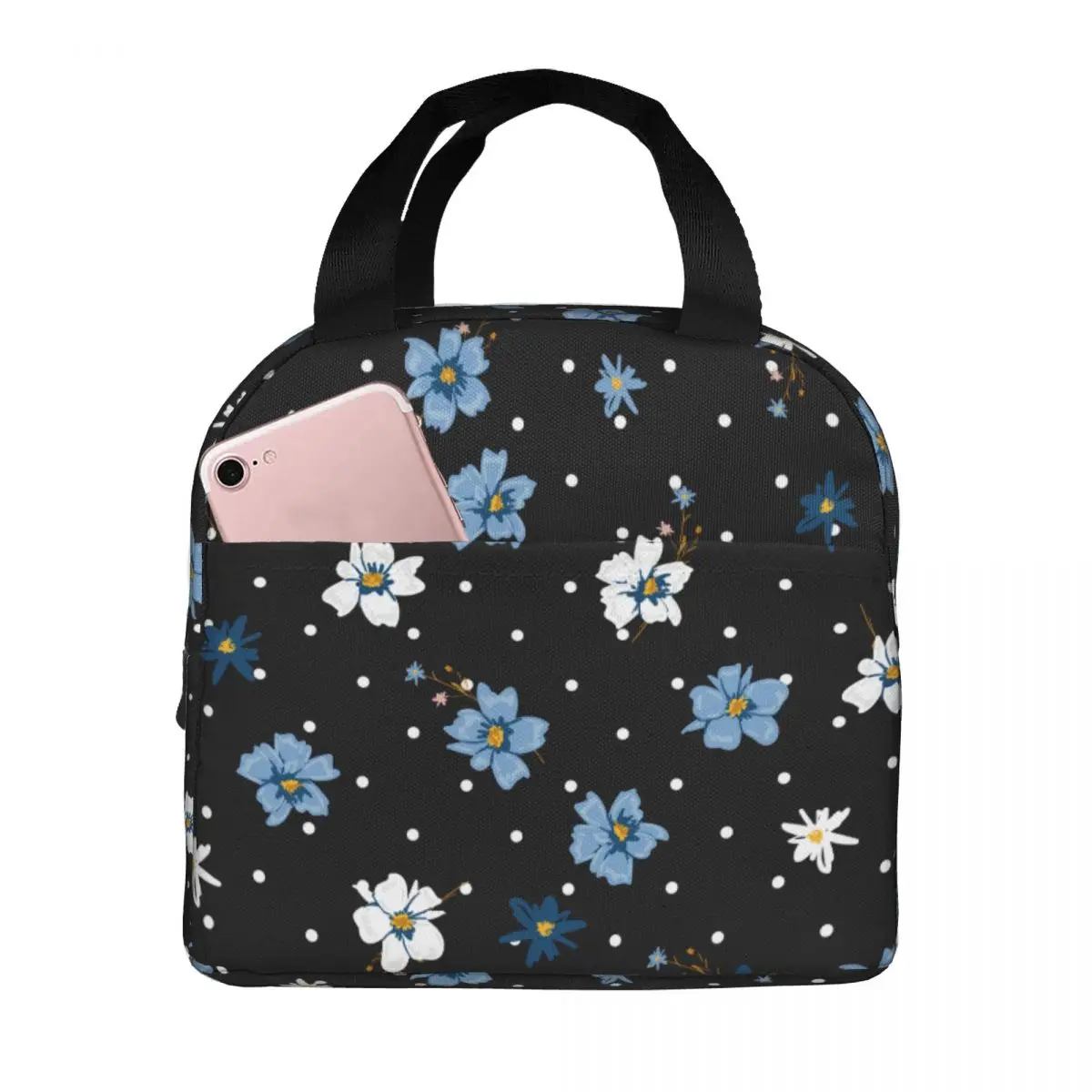 Flower Lunch Bags Portable Insulated Oxford Cooler Thermal Food School Tote for Women Girl
Flower Lunch Bags Portable Insulated Oxford Cooler Thermal Food School Tote for Women Girl