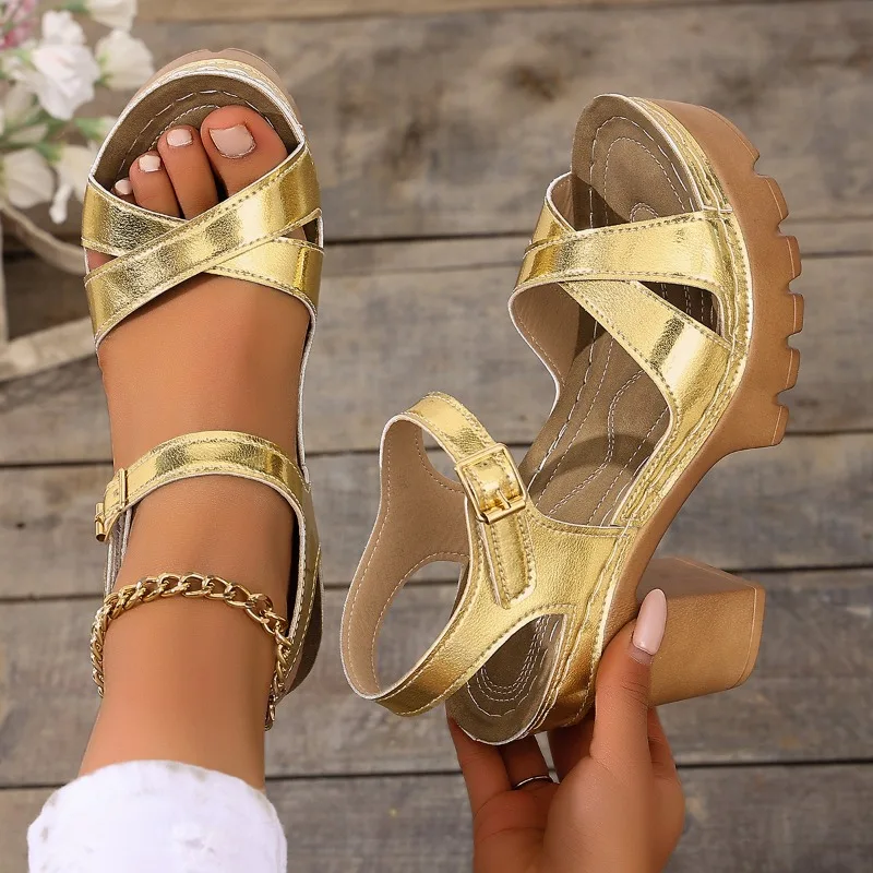 Women's Peep Toe Hihg Heel Sandals Summer Gladiator Shoes Chunky Heel Platform Women's Sandals Flower Ladies Heeled Shoes
Women's Peep Toe Hihg Heel Sandals Summer Gladiator Shoes Chunky Heel Platform Women's Sandals Flower Ladies Heeled Shoes