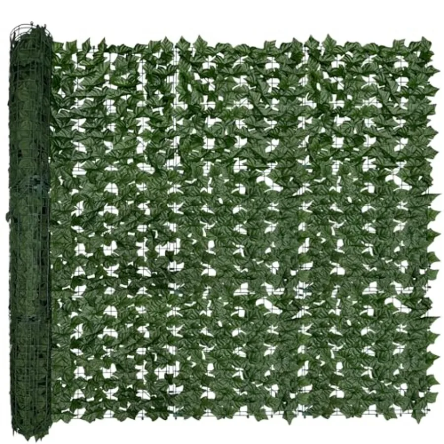 Artificial Ivy Privacy Fence Screen 128 by 60 53.5 SQFT UV-Anti Faux Hedge Fence and Fake Ivy Vine Leaf Wall Panels for Indoor
Artificial Ivy Privacy Fence Screen 128 by 60 53.5 SQFT UV-Anti Faux Hedge Fence and Fake Ivy Vine Leaf Wall Panels for Indoor