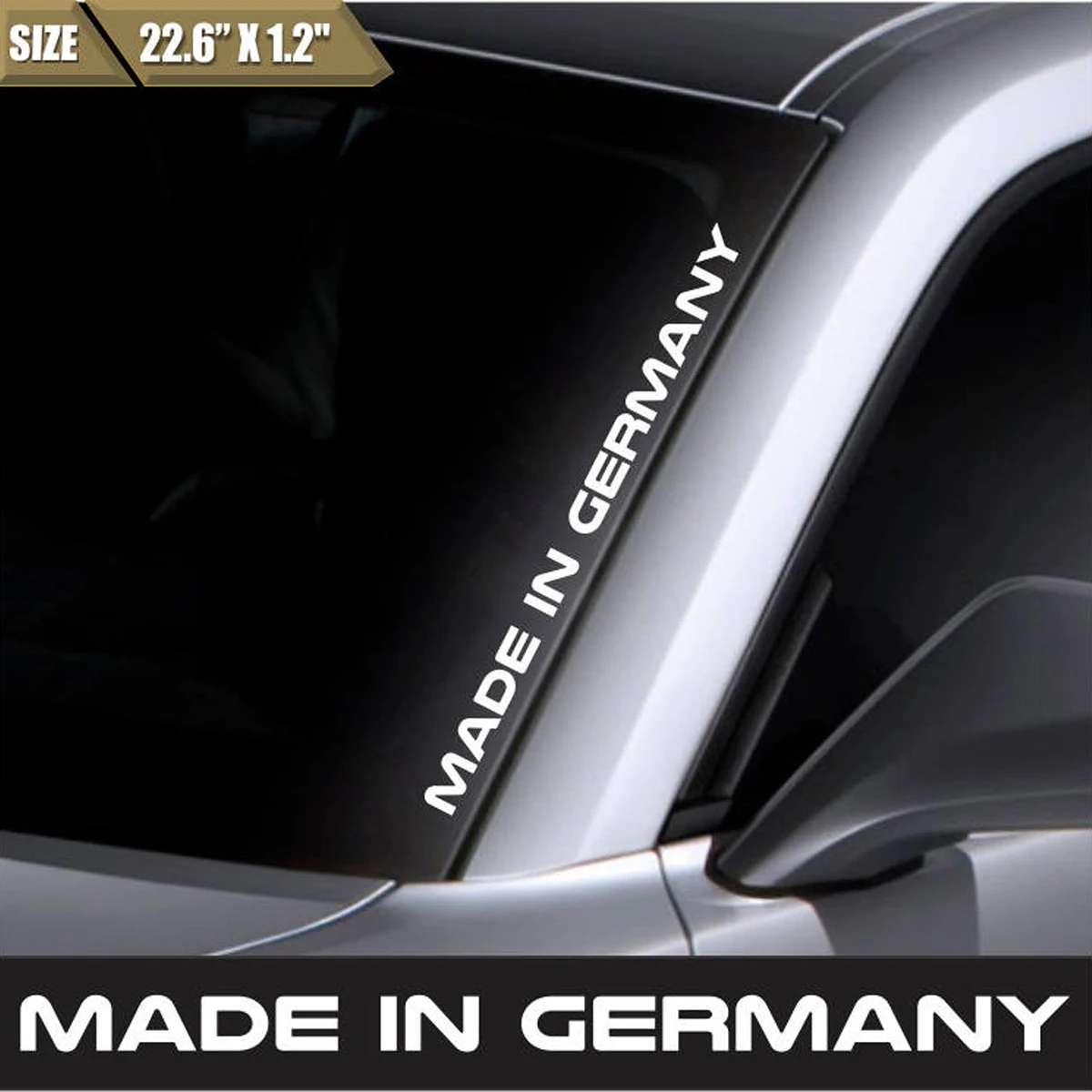 Made In Germany Windshield Sticker Vinyl Window Decal German Wagon Hatchback Car Sticker Fits Windshield Body Panels
Made In Germany Windshield Sticker Vinyl Window Decal German Wagon Hatchback Car Sticker Fits Windshield Body Panels