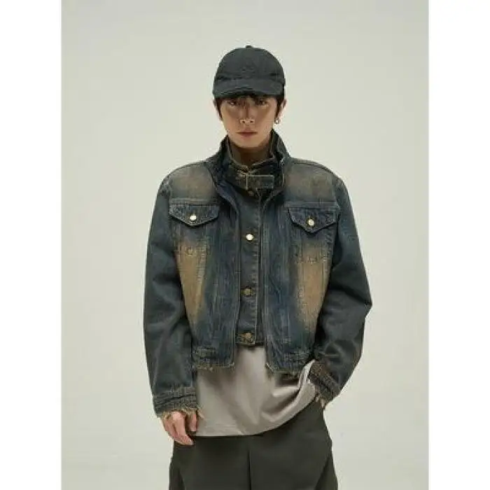 Мужская джинсовая куртка Waed в винтажном американском стиле, весенне-осенняя, модная, брендовая, ретро, с потертостями, крутая куртка
Мужская джинсовая куртка Waed в винтажном американском стиле, весенне-осенняя, модная, брендовая, ретро, с потертостями, крутая куртка