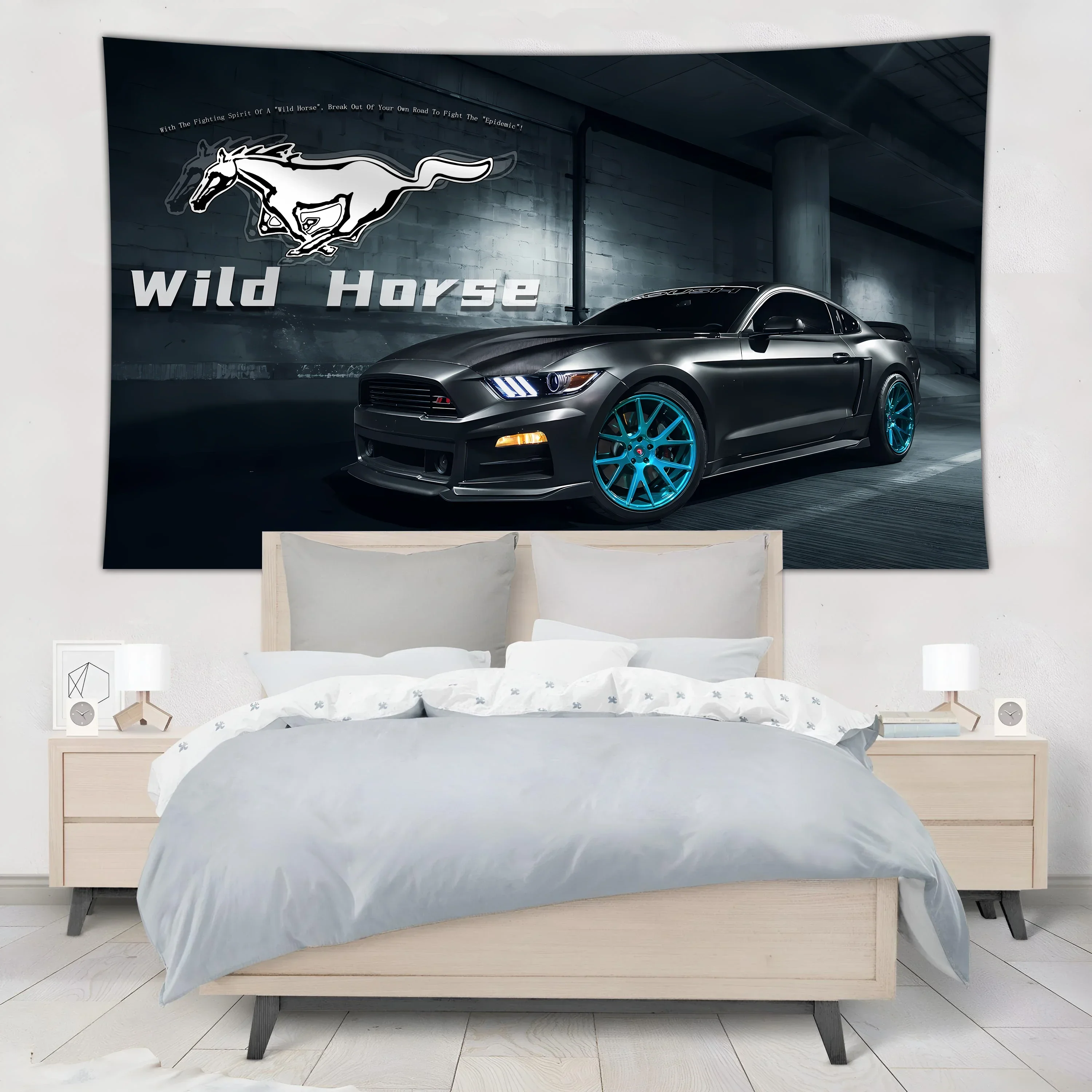 Mustang Cool Car Tapestry Wall Hanging Is A Tapestry Cool Racing Wall Decoration Bedroom Living Room Polyester Material
Mustang Cool Car Tapestry Wall Hanging Is A Tapestry Cool Racing Wall Decoration Bedroom Living Room Polyester Material