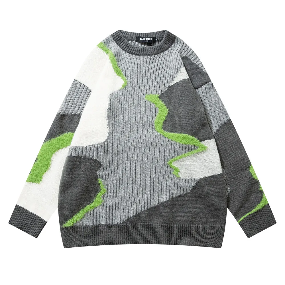 Men Irregular Spliced Contrast Knitted Casual Trend Comfortable Loose Sweater High Street Hip Hop Couple Pullover Autumn Winter
Men Irregular Spliced Contrast Knitted Casual Trend Comfortable Loose Sweater High Street Hip Hop Couple Pullover Autumn Winter