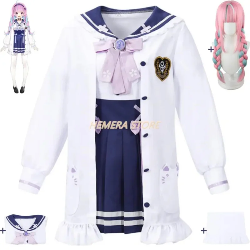 Bear's Den YouTuber VTuber Hololive Minato Aqua Cosplay Costume Wig Anime Loli Lolita School Sailor JK Uniform Hallowe New 2025
Bear's Den YouTuber VTuber Hololive Minato Aqua Cosplay Costume Wig Anime Loli Lolita School Sailor JK Uniform Hallowe New 2025