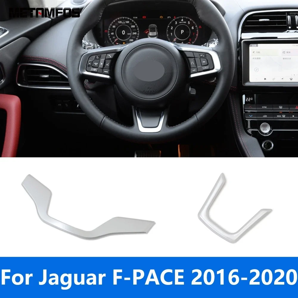 For Jaguar F-PACE 2016 2017 2018 2019 2020 Matte Steering Wheel Cover Molding Trim Sequins Interior Accessories Car Styling
For Jaguar F-PACE 2016 2017 2018 2019 2020 Matte Steering Wheel Cover Molding Trim Sequins Interior Accessories Car Styling