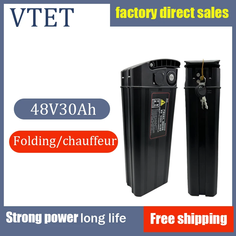 2025 New VTET Folding Electric Bicycle Battery 48V 30Ah Replacement Battery Durable High Quality Battery Portable
2025 New VTET Folding Electric Bicycle Battery 48V 30Ah Replacement Battery Durable High Quality Battery Portable