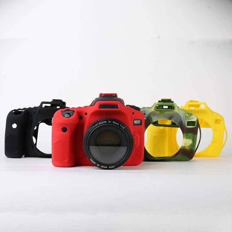 For Canon EOS 90D Accessory Protective camera silicone case 90D SLR protective case camera bag + free tempered film
For Canon EOS 90D Accessory Protective camera silicone case 90D SLR protective case camera bag + free tempered film