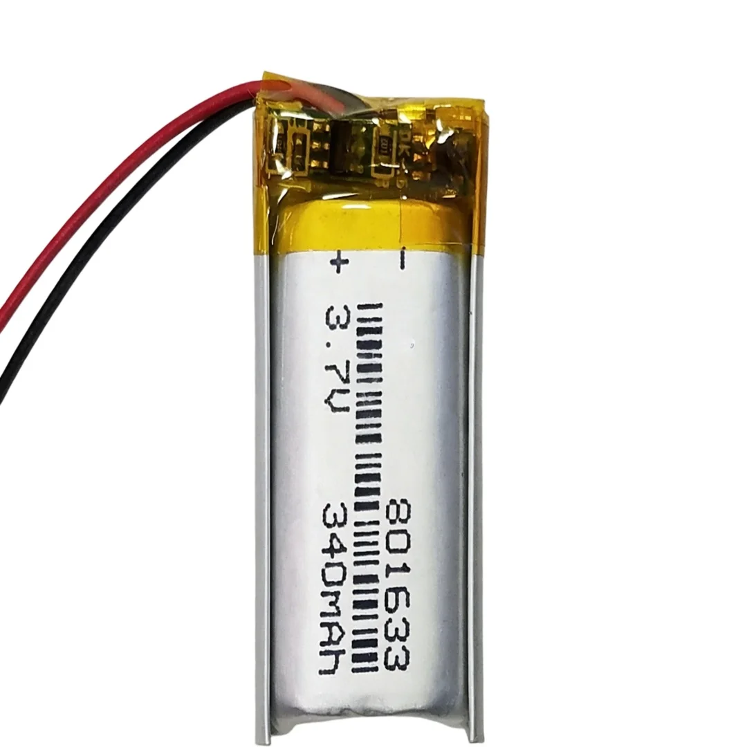 801633 3.7V 340mAh Li-Po Battery Compatible with 801535 801833 801834 for Relx 4th Gen, Voice Recorder, Bluetooth Headphones
801633 3.7V 340mAh Li-Po Battery Compatible with 801535 801833 801834 for Relx 4th Gen, Voice Recorder, Bluetooth Headphones