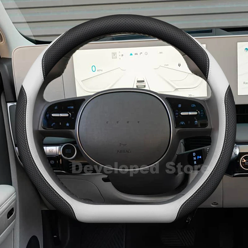 Car Steering Wheel Cover For Hyundai IONIQ 5 N Line 2025-2020 Leather D-type Auto Steering Wheel Hyundai IONIQ 5 Accessories
Car Steering Wheel Cover For Hyundai IONIQ 5 N Line 2025-2020 Leather D-type Auto Steering Wheel Hyundai IONIQ 5 Accessories