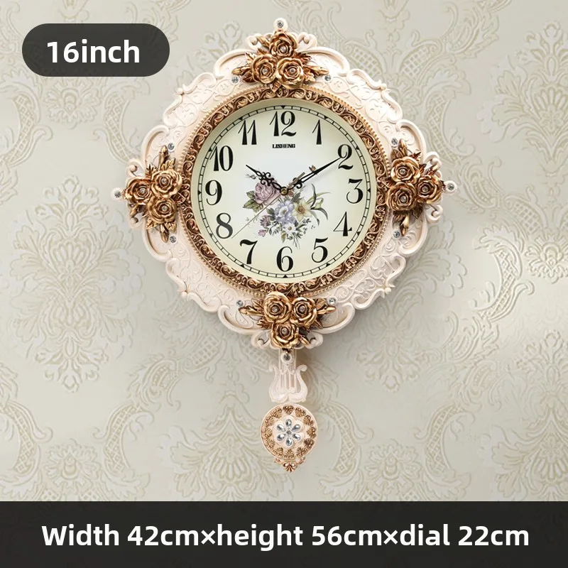 European Style Living Room Decoration Wall Clock French Retro Bedroom Digital Clock Modern Art Home Decoration Mute Wall Watch
European Style Living Room Decoration Wall Clock French Retro Bedroom Digital Clock Modern Art Home Decoration Mute Wall Watch