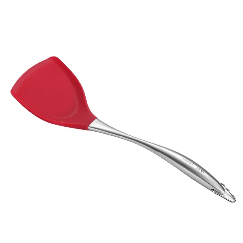 *Special Spatula For Food-grade Non-stick Pans, Household Stainless Steel Silicone Spatula, High Temperature Resistant Cooking
*Special Spatula For Food-grade Non-stick Pans, Household Stainless Steel Silicone Spatula, High Temperature Resistant Cooking