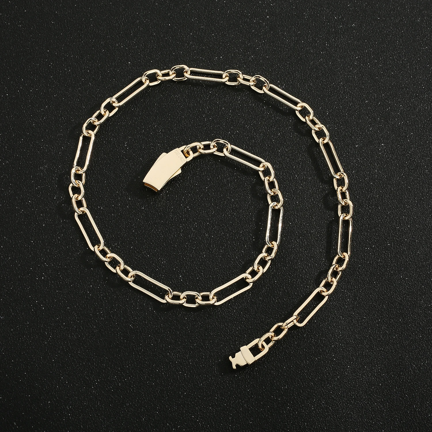 Free Shipping Fashion Jewelry 14k Gold Plated Brass Material 1.3mm Necklace and Bracelet Valentine's Day Gift
Free Shipping Fashion Jewelry 14k Gold Plated Brass Material 1.3mm Necklace and Bracelet Valentine's Day Gift