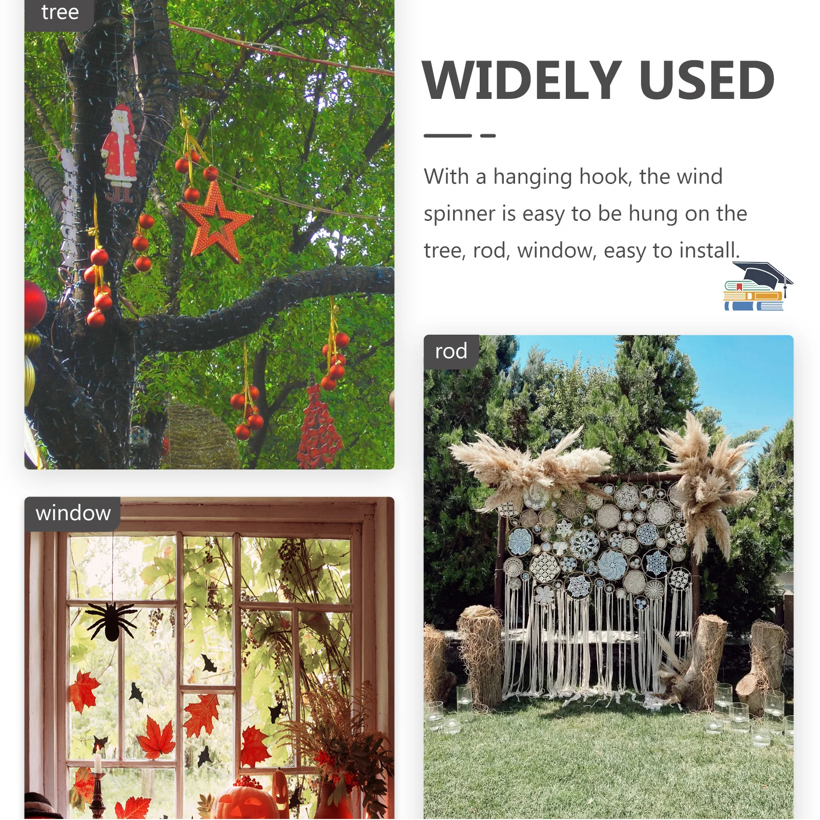 Sublimation Aluminum Wind Spinner Blank Hanging Ornament Garden Yard Patio Decoration DIY Sublimation Hanging Wind Spinner
Sublimation Aluminum Wind Spinner Blank Hanging Ornament Garden Yard Patio Decoration DIY Sublimation Hanging Wind Spinner