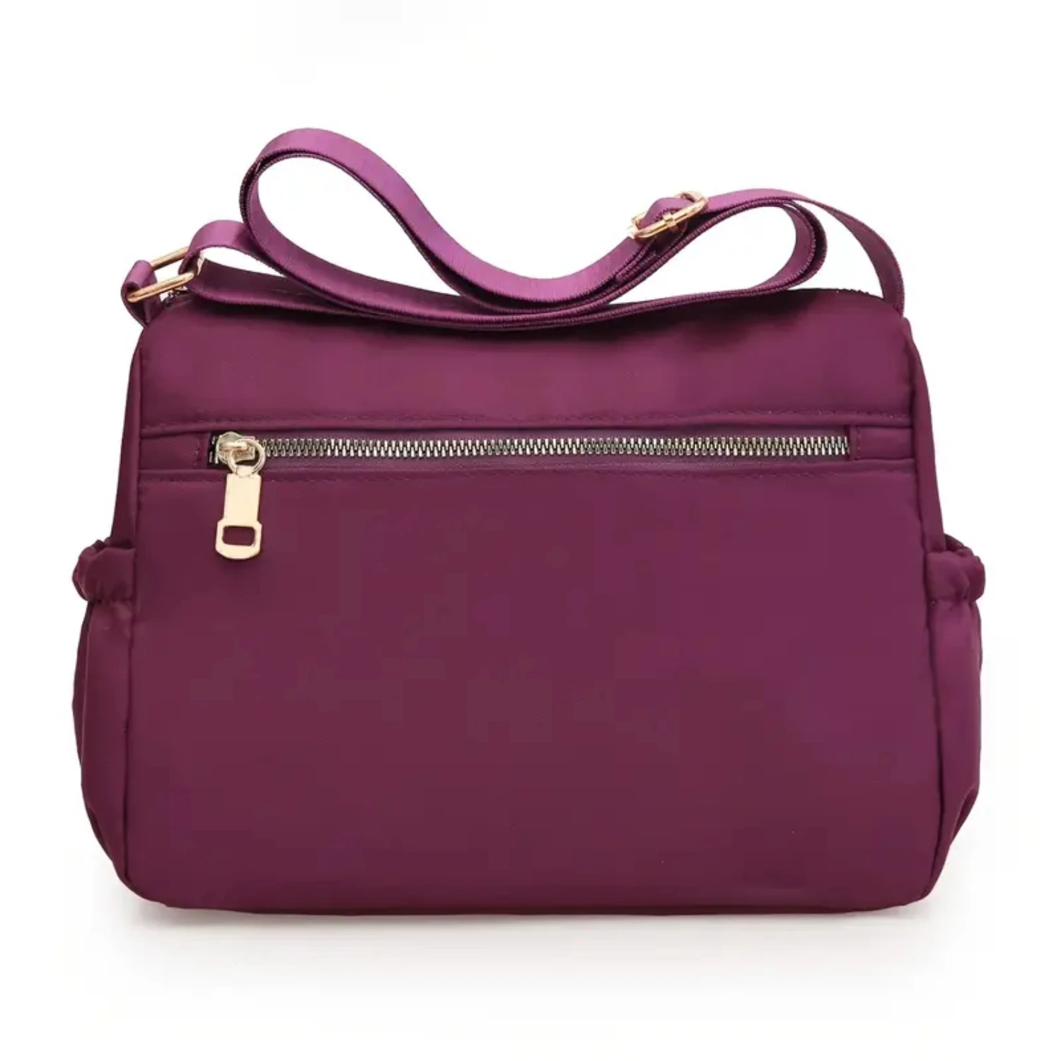 Stylish Geometric Embroidery Middle Aged Women's Multi-Zipper Crossbody Purse with Adjustable Strap, Nylon Shoulder Bag featurin
Stylish Geometric Embroidery Middle Aged Women's Multi-Zipper Crossbody Purse with Adjustable Strap, Nylon Shoulder Bag featurin
