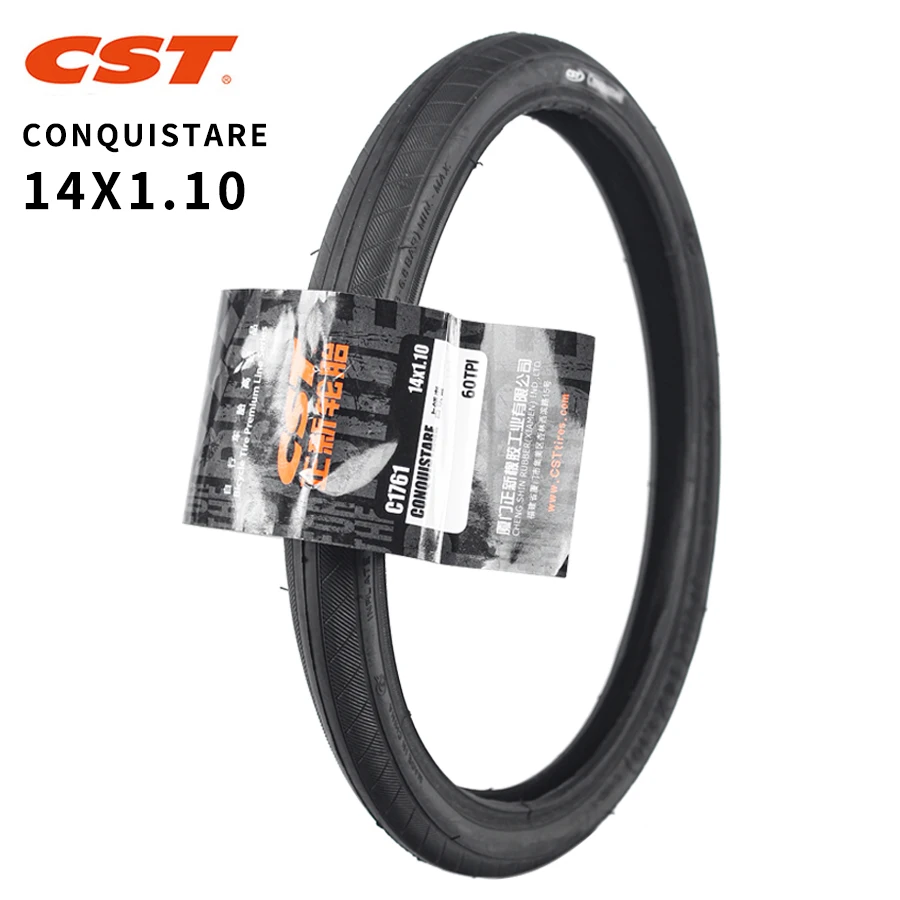 CST CONQUISTARE 14inch Bicycle tires 14X1.10 60TPI C1761 28-254 Children's Bicycle Tube Tyre
CST CONQUISTARE 14inch Bicycle tires 14X1.10 60TPI C1761 28-254 Children's Bicycle Tube Tyre